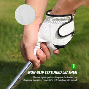 Gants de golf Cabretta perforés flexibles avec logo d'impression de broderie personnalisé et personnalisation d'étiquettes - Product Image 5