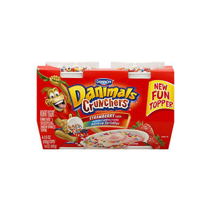 Tubos de Yogur de Fresa y Plátano, Divertidos, Danimals, Ricos en Nutrientes, 8 x 64g - Product Image 3