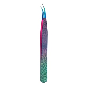 แหนบ Royal Tweezers ขายส่งยอดนิยม แหนบต่อขนตาสแตนเลสแบบบาง ครบทุกขนาด - Product Image 1