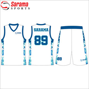 Sublimation personnalisée vêtements de basket-ball grande taille séchage rapide uniforme de basket-ball uniforme de basket-ball uni, - Product Image 1