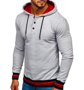 Vente en gros 100% coton imprimé sur mesure pull à capuche unisexe pour hommes motif solide hiver polaire à capuche avec logo Option thermique - Product Image 2