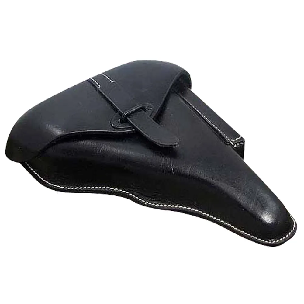 Schwarzes Leder holster für Gürtel Uniform maßge schneiderte Tasche in brauner Farbe Leder Premium-Qualität Leder holster