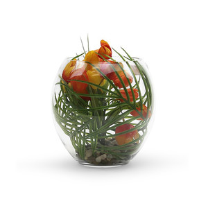 VBW0608 - Florero Transparente Tipo Burbuja - 7.5 x 8 - Product Image 2
