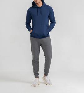 Sweat à capuche pour homme tendance, confortable et chaud pour l'hiver, brodé, en tissu polaire 100% coton, écologique, respirant, tenue décontractée - Product Image 6