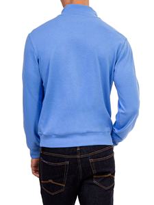 Newest Style Casual Sports Outdoor Sweat <b>Shirt</b> <b>Men</b> Fleece Quarter <b>Zip</b> Cadet Collar Sweatshirt - Product Image 2