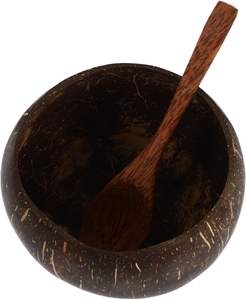 Cuenco de cáscara de coco ecológico de alta calidad, vajilla Natural pulida con cuchara para restaurantes y hoteles de Vietnam - Product Image 2