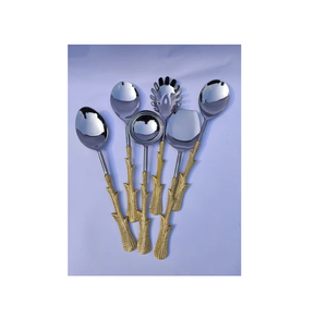 Cuchara de cucharón de latón de la mejor calidad Cuchara de cocina Artesanías Material de latón Diseñador Cuchara de cocina de aspecto elegante - Product Image 5