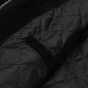 Veste en cuir noir style High Street pour homme avec col montant | Véritable peau de vache imperméable et respirante toutes les tailles disponibles - Product Image 6