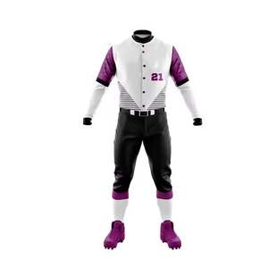 Uniformes de Softbol para Hombre Antiarrugas de Alta Calidad con Logotipo Personalizado a Precio de Mayoreo, Estilo Único, Uniformes de Softbol para Hombre Más Vendidos - Product Image 5