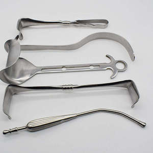 Système d'opératoires d'examen vaginal, forceps, porte-aiguille, instruments chirurgicaux en acier inoxydable allemand de haute qualité, réutilisables, CE - Product Image 3