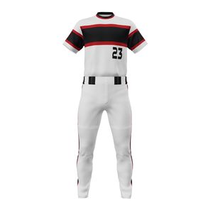 Conjuntos de Camisetas de Béisbol Personalizadas para Hombre, 100% Poliéster, Cuello en V, Transpirables, de Secado Rápido, Impresión por Sublimación, Ropa de Softbol Sólida - Product Image 1