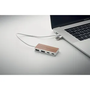 Hub USB a 4 Porte Personalizzato UBAH, Gadget Promozionali - Product Image 1
