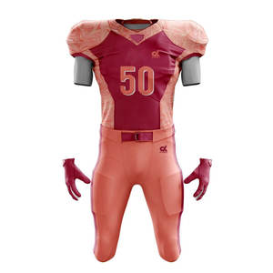 Diseña tu propio uniforme de fútbol americano, precio al por mayor, ajustable, recién llegado, personalizado, uniforme de fútbol americano - Product Image 5