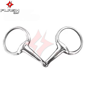 Shires คุณภาพสูงเทียบเท่ากับแอปเปิ้ลขอบไข่กระเพื่อมขอบแบบกระเพื่อมแบบตะวันตกปิดปากบิตเงินเยอรมัน - Product Image 4