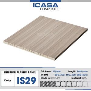 Venta caliente Paneles de madera WPC modernos Garantía de 10 años Armarios de muebles de decoración interior de plástico compuesto multicolor - Product Image 2