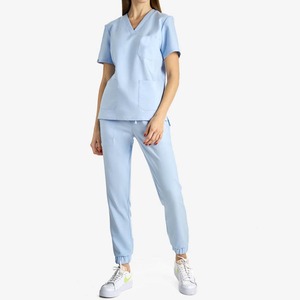 Nueva colección, uniforme médico, uniformes médicos, algodón de alta calidad/poliéster, exfoliante de hospital Unisex con logotipo personalizado - Product Image 1