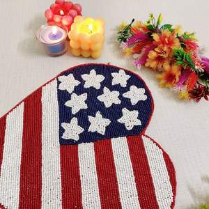 <b>Beaded</b> Table <b>Placemat</b> - Product Image 3