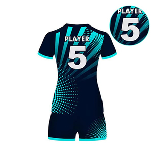 Tenues de volley-ball personnalisées de couleur unie, designs imprimés à séchage rapide, vêtements de sport pour hommes et femmes, vêtements de volley-ball décontractés de qualité - Product Image 5