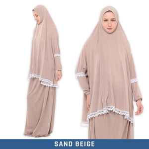 Cómoda ropa islámica modesta para Hijab Abaya de talla grande adultos manga larga transpirable patrón sólido Simple Natural Maxi - Product Image 5