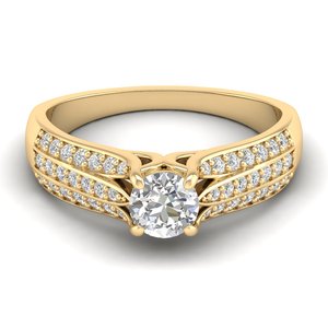 REYES Fine Jewelry Brilliant Round Cut 0.77 Carat Moissanite Solitaire Rings Unique Design Bague de fiançailles en argent sterling 925 - Product Image 6