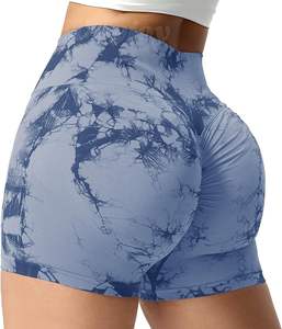 LULUL3M_ON Wholesale Price New High Quality <b>Slim</b>-Fit Gym Yoga shorts <b>Legging</b> Women Solid Color High Waisted <b>Leggings</b> - Product Image 1