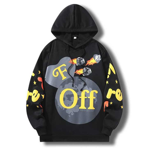 Jersey de lana de algodón 100% para hombre con cuello de doble capa, sudaderas con capucha de algodón térmico sostenible de secado rápido - Product Image 1