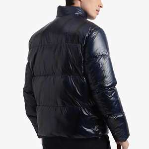 Veste matelassée pour hommes entièrement personnalisée et imperméable coupe-vent matelassée en duvet d'extérieur mode Slim Fit vestes d'hiver en gros OEM ODM - Product Image 3
