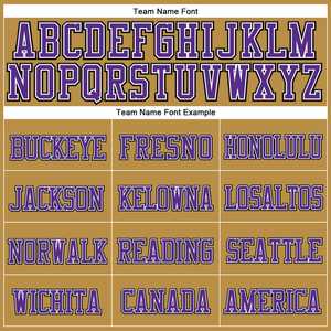 Lo último en gorros deportivos cómodos y ajustables con fuentes de varios estilos dorados y viejos personalizados con nombre de equipo y logotipo para hombre y mujer - Product Image 5