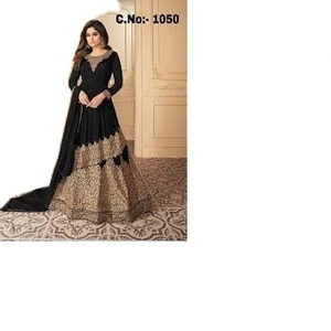 Robes de soirée pour femmes, style pakistanais et indien, en velours, longues, coupe A, pour mariage, occasions décontractées, nouvelles arrivées 2023, Salwar Kameez - Product Image 2