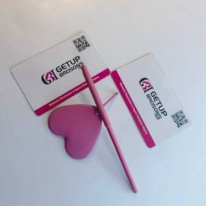 Pince à cils GETUP BROSONS, revêtement rose clair, forme cœur, acier inoxydable, outil de précision, logo personnalisé - Product Image 5