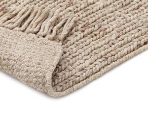 Grands tapis modernes en laine faits à la main Conception tissée tressée à boucle naturelle Motif solide pour le salon - Product Image 3