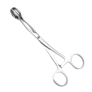 Stainless Steel Manual <b>Dental</b> Examination Instrument Medical Tongue Pliers With Clip Surgical Basis Pliers - Product Image 5