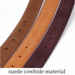 Cinturón de piel de vaca con diseño personalizado A precio de venta al por mayor Cinturón de piel auténtica para hombre de la mejor calidad - Product Image 4