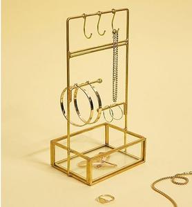 Brass Necklace Display Stand Necklace Shooting Props Wind Chime Hanging Rack <b>Jewelry</b> <b>Holder</b> With Best Quality - Product Image 4