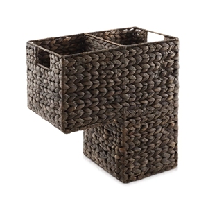 Water Hyacinth <b>Stair</b> Step <b>Basket</b>, Eco-friendly Multifunction Durable <b>Stair</b> <b>Basket</b> <b>for</b> Home & Hotel, Household Essentials - Product Image 2