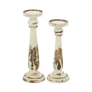 Ensemble de 2 chandeliers rustiques en bois de manguier parfaits pour les décorations de maison de style antique et les centres de table en bois naturel - Product Image 2