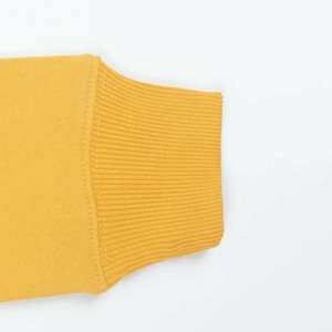 Casual Solid Knitted Hoodies for Woman Yellow Color Custom Logo Regular Fit Long Sleeve Winer Cotton Fleece <b>Zipper</b> up Hoodies - Product Image 6