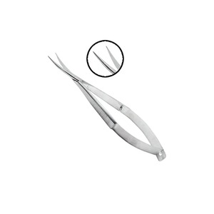 Ciseaux Castroviejo, Instruments chirurgicaux réutilisables en acier inoxydable, pointe droite émoussée - Product Image 5