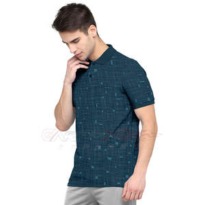 Polo con logotipo personalizado para hombre, camiseta con logotipo bordado para verano, tela de algodón, Polo ajustado con estilo para hombre - Product Image 2