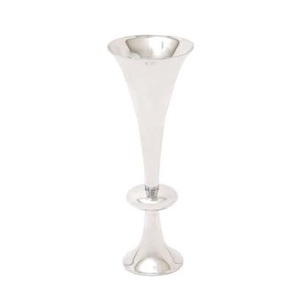 Vase à fleurs en métal design de luxe décor intérieur sol et salon et vaisselle de bureau fleur vase en argent - Product Image 2