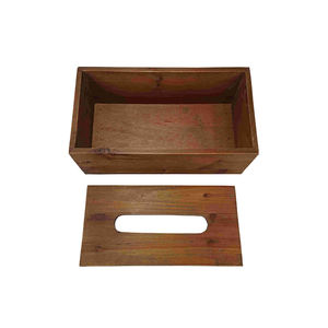 Fabricant et exportateur de boîte à mouchoirs en bois et en résine nouvelle boîte à mouchoirs à la mode porte-serviettes en forme de rectangle - Product Image 4