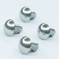 Tornillos Remaches M5*20mm Métricos Ovalados Sólidos de Acero Inoxidable/Níquelado/Acero al Carbono Resistentes a la Corrosión para Montaje de Maquinaria ISO