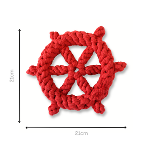 Juguete Interactivo Ecológico para Perros Lucky Red, Clásico y Moderno, Bola Roja de Lujo, Juguete Simple y Elegante para Mascotas, Embalaje en Cartón para Gatos - Product Image 4