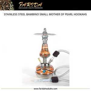 Bambino egipcio de la mejor calidad, pequeña madre perla Shisha, fabricado en fábrica, laca portátil para tubería de agua de acero inoxidable - Product Image 2