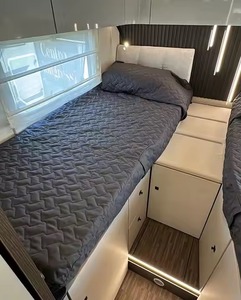 รถพ่วงสำหรับการเดินทางระดับไฮเอนด์สำหรับรถบ้านเคลื่อนที่ RV 20FT หรูสำหรับคาราวานแบบออฟโรดและคุณสมบัติการตั้งแคมป์ที่ขยายตามมาตรฐาน - Product Image 2