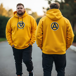 Nouveaux hommes grande taille sweat à capuche en molleton lourd/conception de poche de rue surdimensionnée-pull à capuche décontracté d'hiver - Product Image 4