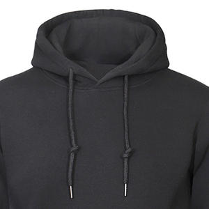 2025 nouveau gros printemps et automne couleurs plaine pull à capuche logo personnalisé imprimé blanc couleur Pure unisexe hommes basiques à capuche - Product Image 3