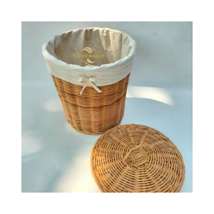 Premium Rattan Hamper Durable Handwoven <b>Laundry</b> Basket for Bedroom and Bathroom - Product Image 6