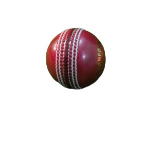 Ball de cricket en cuir blanc de qualité supérieure, cousu main, 4 pièces, pour match - Product Image 1