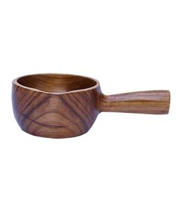 <b>Wooden</b> Water <b>Ladle</b> Japanese Style <b>Wooden</b> Scoop <b>Ladle</b> Water Dipper Bath Scoop for Water Sauna Garden Tea - Product Image 1
